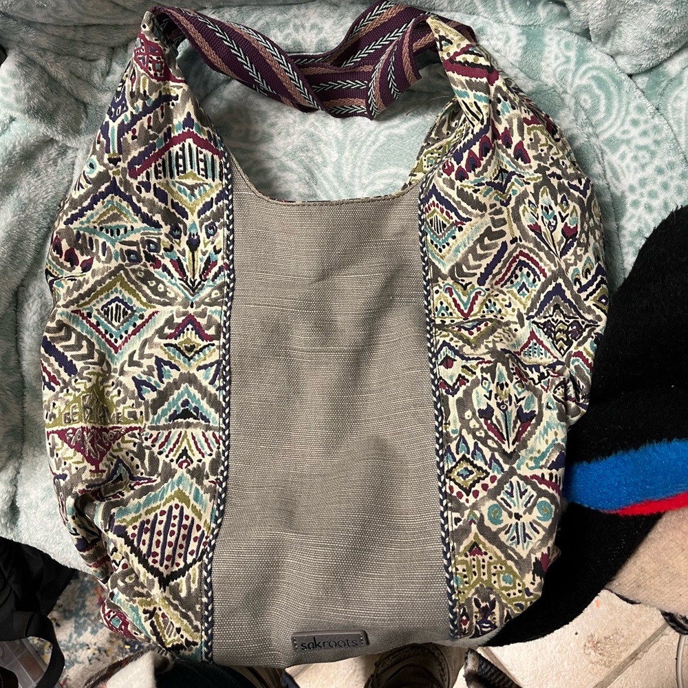Colorful tote purse
